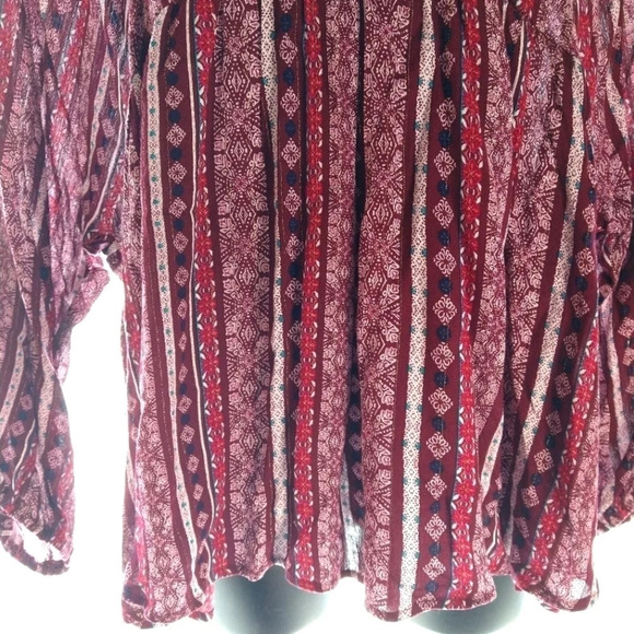 Adorable Boho Babydoll Blouse EUC ❤️ - Picture 5 of 11